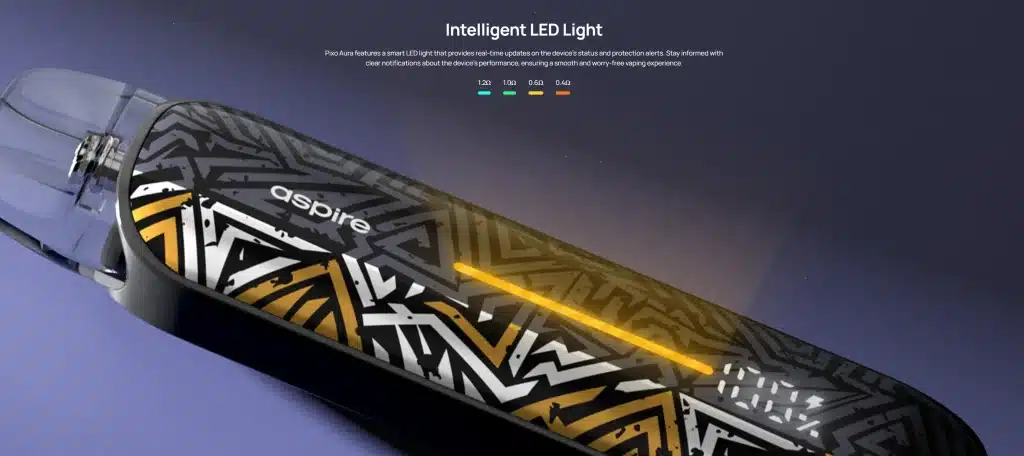 Aspire Pixo Aura Pod Kit LED Battery Indicator